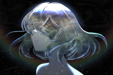 Bust Render with Unique Lighting