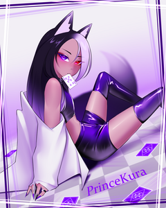 Full body render with background